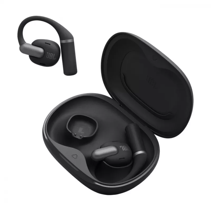 Headset JBL Sense Pro TWS Bluetooth ad archetto per chiamate e musica, 20–40000 Hz, 95,2 g, nero