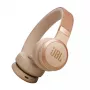 JBL Live 670NC headset wireless ad archetto per chiamate/musica Bluetooth sabbia