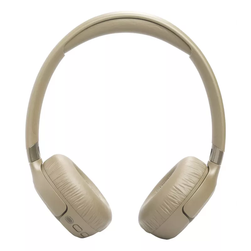Headset JBL Tune 680NC, con filo e wireless (Bluetooth, USB-C), circumaurale, archetto, beige, 20–20000 Hz, 161 g