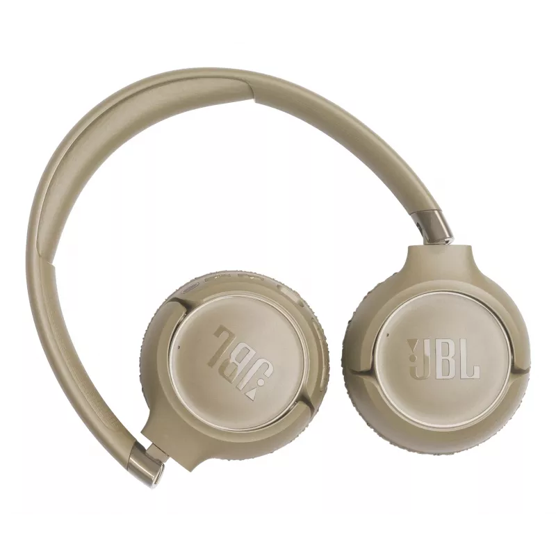 Headset JBL Tune 680NC, con filo e wireless (Bluetooth, USB-C), circumaurale, archetto, beige, 20–20000 Hz, 161 g