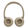 Headset JBL Tune 680NC, con filo e wireless (Bluetooth, USB-C), circumaurale, archetto, beige, 20–20000 Hz, 161 g