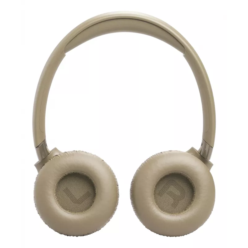Headset JBL Tune 680NC, con filo e wireless (Bluetooth, USB-C), circumaurale, archetto, beige, 20–20000 Hz, 161 g