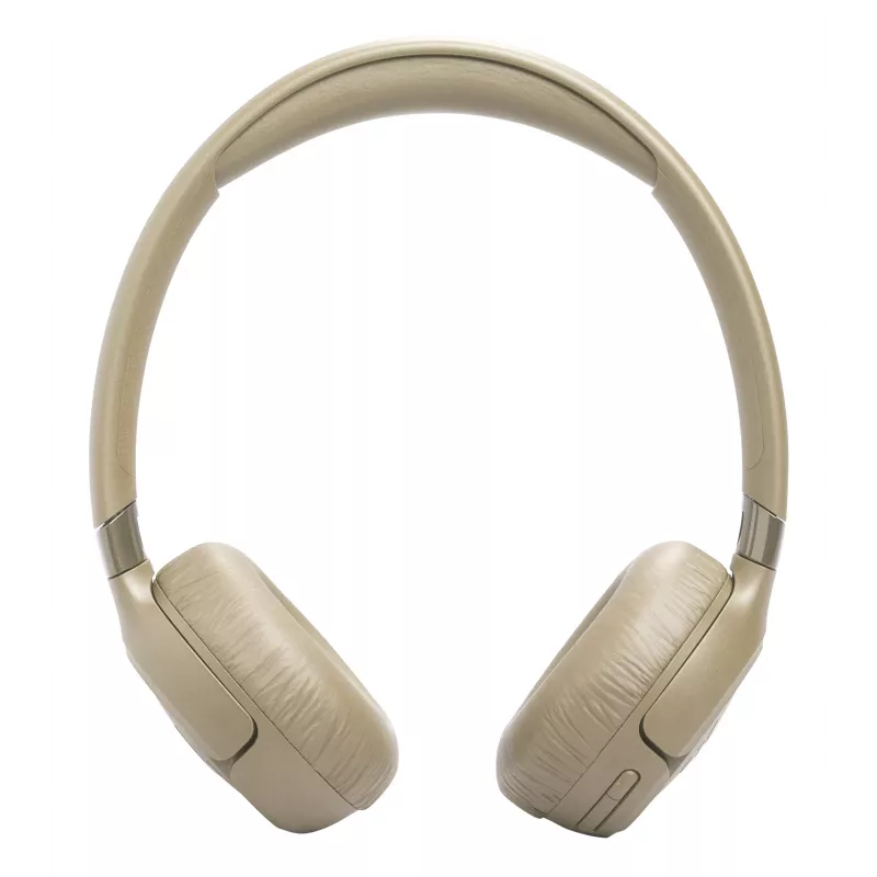 Headset JBL Tune 680NC, con filo e wireless (Bluetooth, USB-C), circumaurale, archetto, beige, 20–20000 Hz, 161 g