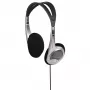 Hama HK-229 Cuffie Con filo Archetto Musica Nero, Argento