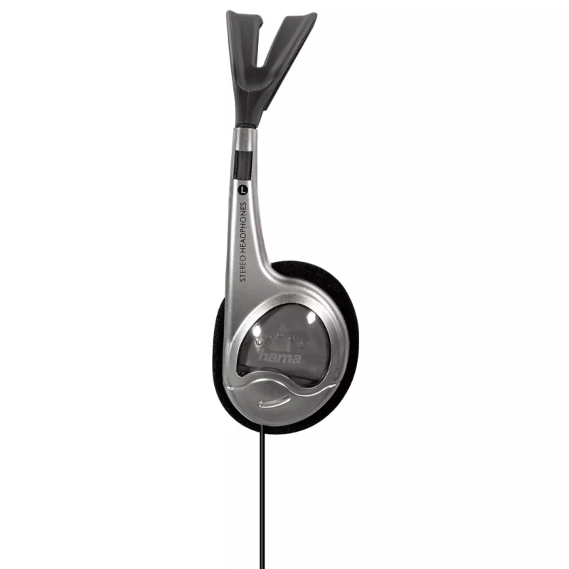 Hama HK-229 Cuffie Con filo Archetto Musica Nero, Argento