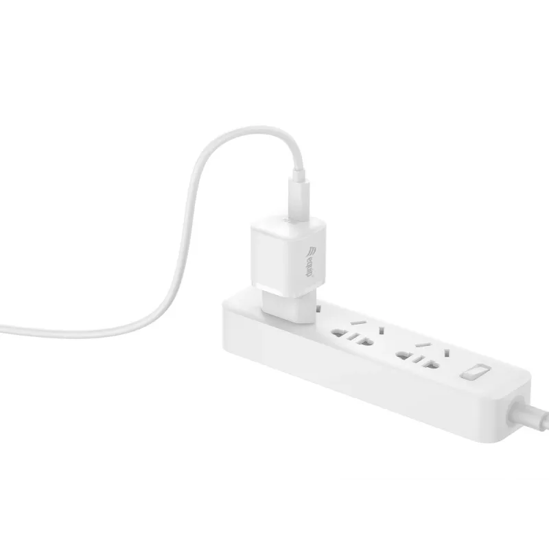 Equip Caricabatterie USB-C PD 20W 1 porta da interno AC Bianco 100-240V