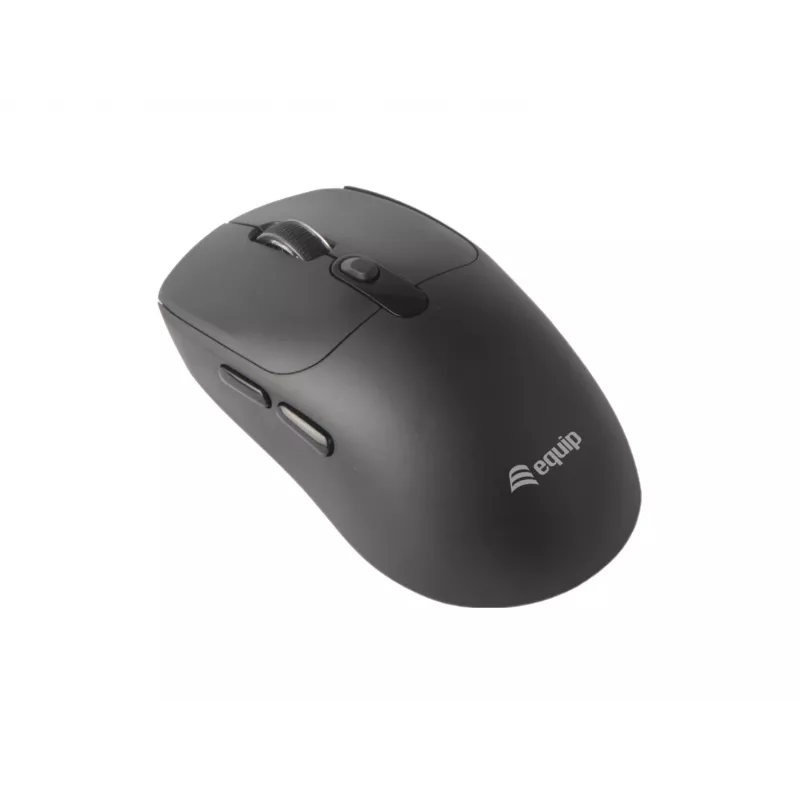 Mouse wireless EQUIP dual mode ambidestro 6 tasti, ottico 1600 DPI, RF + Bluetooth, nero