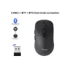 Mouse wireless EQUIP dual mode ambidestro 6 tasti, ottico 1600 DPI, RF + Bluetooth, nero
