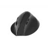 Mouse wireless verticale ergonomico EQUIP per destrimani, 1600 DPI, RF Wireless + Bluetooth, ricaricabile, 6 tasti, nero