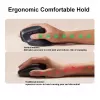Mouse wireless verticale ergonomico EQUIP per destrimani, 1600 DPI, RF Wireless + Bluetooth, ricaricabile, 6 tasti, nero