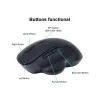 Mouse wireless dual mode ricaricabile EQUIP 6 tasti — per destrimani, ottico 1600 DPI, RF Wireless + Bluetooth, nero