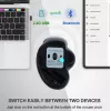 Mouse wireless dual mode ricaricabile EQUIP 6 tasti — per destrimani, ottico 1600 DPI, RF Wireless + Bluetooth, nero