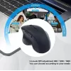 Mouse wireless dual mode ricaricabile EQUIP 6 tasti — per destrimani, ottico 1600 DPI, RF Wireless + Bluetooth, nero
