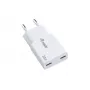 Caricabatterie EQUIP 2 porte 30W GaN slim USB-C PD — 2 porte USB-C, ingresso 100–240 V, uscita max 20 V, bianco