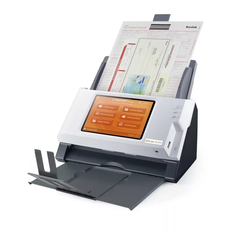 Scanner ADF Plustek eScan A280 Enterprise 600 x 600 DPI A4 nero, bianco