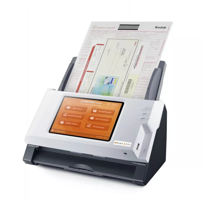 Scanner ADF Plustek eScan A280 Enterprise 600 x 600 DPI A4 nero, bianco