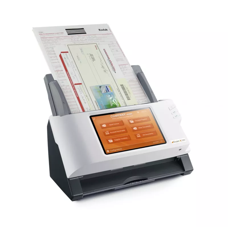 Scanner ADF Plustek eScan A280 Enterprise 600 x 600 DPI A4 nero, bianco