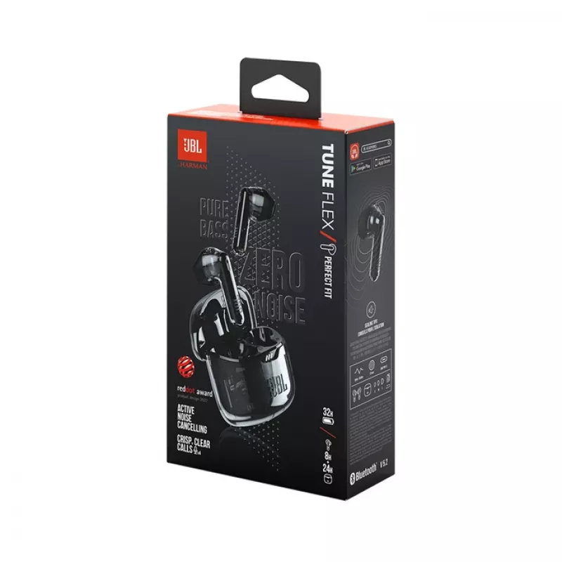 JBL Tune Flex Cuffie True Wireless Stereo (TWS) in-ear chiamate/musica/sport/quotidiano Bluetooth nero