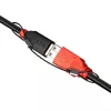 Supporti per adattatori cavo Lindy – confezione da 4, 0,15 m, poliammide, acciaio inox, nero