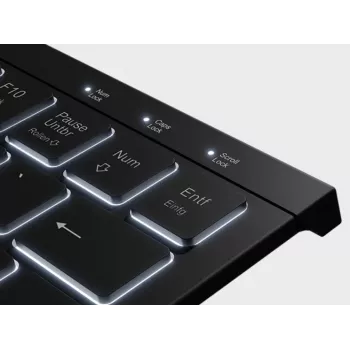 KeySonic KSK-5010ELC (DE) tastiera per casa USB QWERTZ tedesco nero