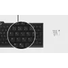 KeySonic KSK-5010ELC (DE) tastiera per casa USB QWERTZ tedesco nero