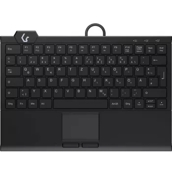 KeySonic KSK-5210ELU (DE) tastiera Home USB QWERTZ tedesco nero