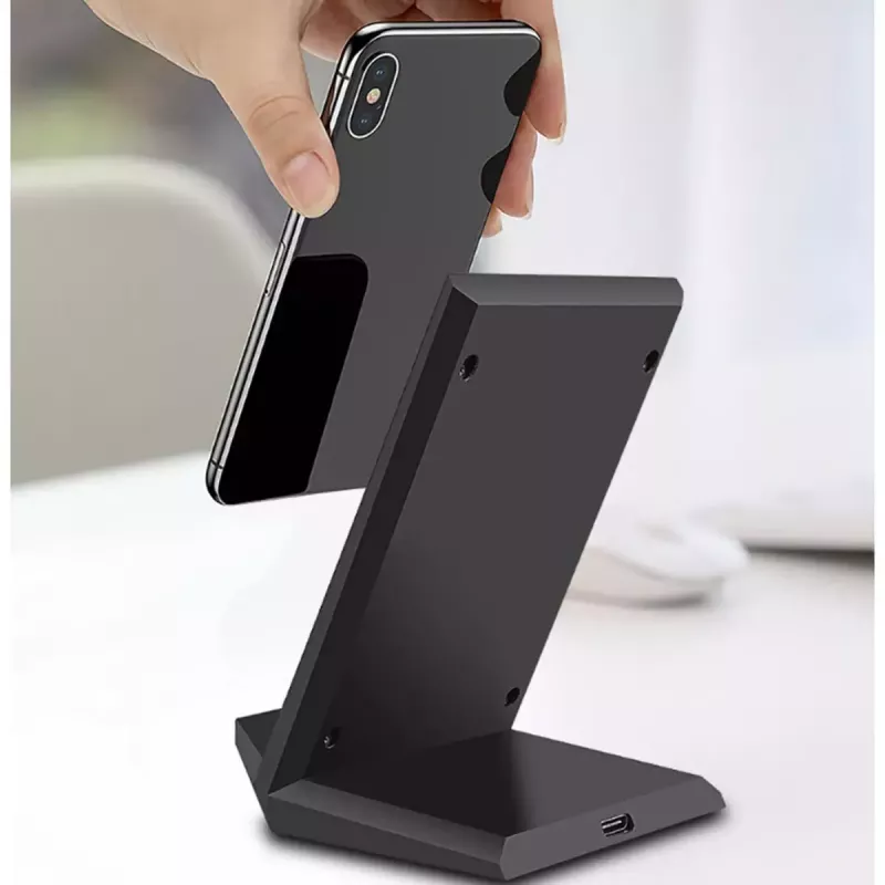 Caricabatterie da interno 2GO 797330 smartphone nero USB ricarica rapida wireless