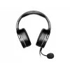 MSI IMMERSE GH20 Headset gaming '3,5 mm inline con accessorio splitter audio, nero, driver da 40 mm, microfono unidirezionale, compatibilità PC e multipiattaforma'