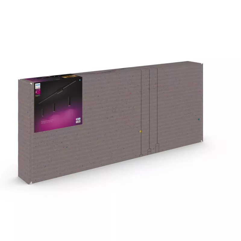 Philips Hue White and colour ambience Perifo set base da soffitto dritto (3 lampade a sospensione)