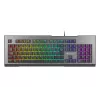 Tastiera gaming GENESIS Rhod 500 RGB USB QWERTY portoghese nero, argento