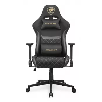 Sedia gaming universale COUGAR Gaming Armor One V2 Gold F seduta imbottita nero oro