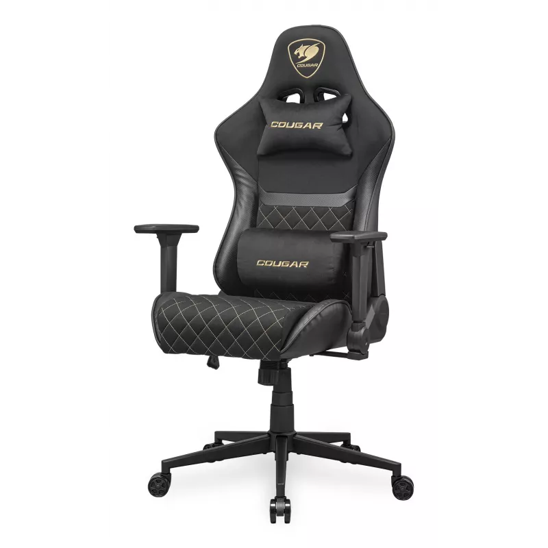 Sedia gaming universale COUGAR Gaming Armor One V2 Gold F seduta imbottita nero oro