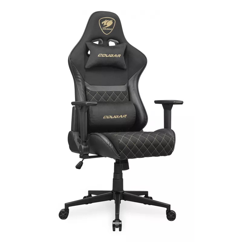 Sedia gaming universale COUGAR Gaming Armor One V2 Gold F seduta imbottita nero oro