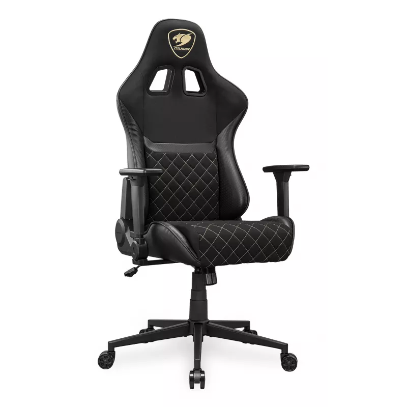 Sedia gaming universale COUGAR Gaming Armor One V2 Gold F seduta imbottita nero oro
