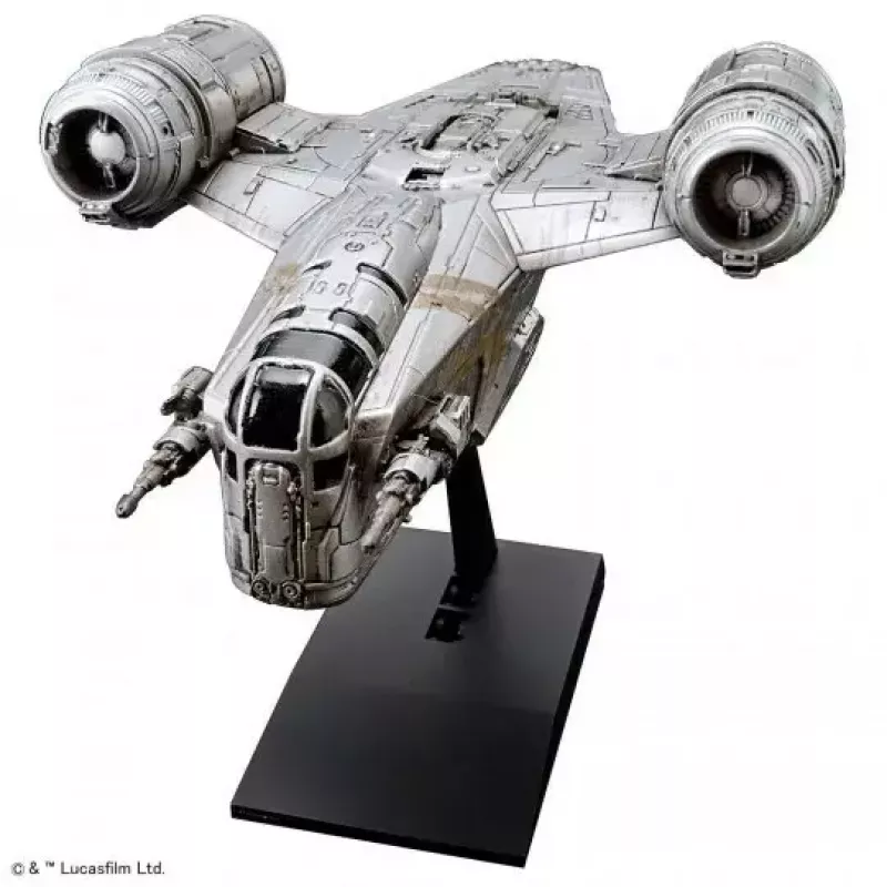 Modello in plastica REVELL Razor Crest scala 1/144 — kit Star Wars Bandai, modellino in plastica
