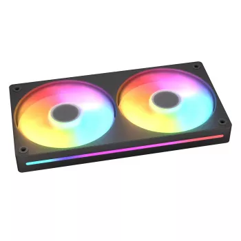 COUGAR Unity240-FB ventola singola 240 ARGB PWM reversed con design a cavo stream, nero