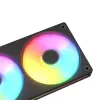 COUGAR Unity240-FB ventola singola 240 ARGB PWM reversed con design a cavo stream, nero
