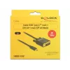 Adattatore USB-C a DVI DeLOCK 3m 85322