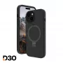 Custodia protettiva dbramante1928 Iceland Ultra D3O MS Kick per iPhone 17e/16e/15/14/13, 15,5 cm (6,1 inch), nero