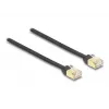 Cavo avvolgibile RJ45 DeLOCK Cat.6A STP 1,5 m nero giallo