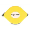 Cavo avvolgibile RJ45 DeLOCK Cat.6A STP 1,5 m nero giallo