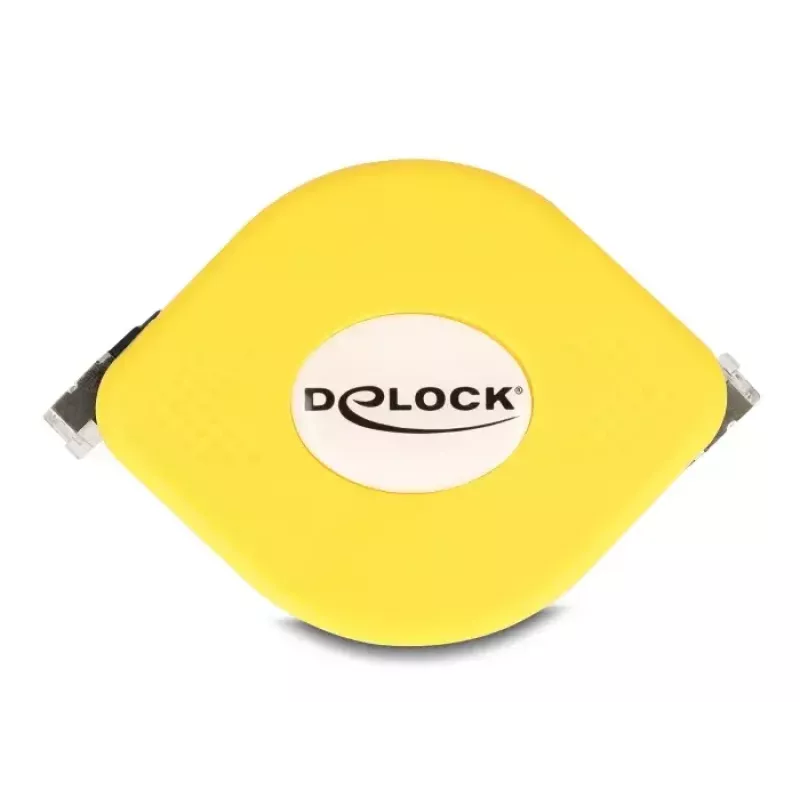 Cavo avvolgibile RJ45 DeLOCK Cat.6A STP 1,5 m nero giallo