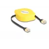 Cavo avvolgibile RJ45 DeLOCK Cat.6A STP 1,5 m nero giallo