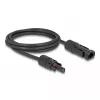 Cavo DeLOCK DL4 solare 6 mm² maschio a femmina 5 m nero