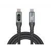 Cavo coassiale dati e ricarica rapida DeLOCK USB 40 Gbps 1 m USB PD 3.1 240 W