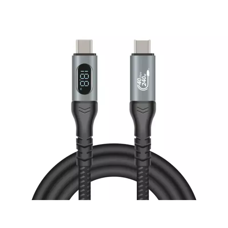 Cavo coassiale dati e ricarica rapida DeLOCK USB 40 Gbps 1 m USB PD 3.1 240 W