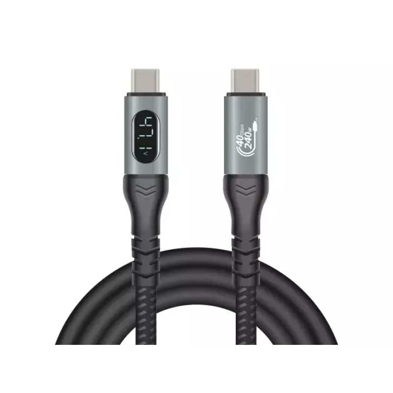 Cavo coassiale dati e ricarica rapida DeLOCK USB 40 Gbps 1 m USB PD 3.1 240 W