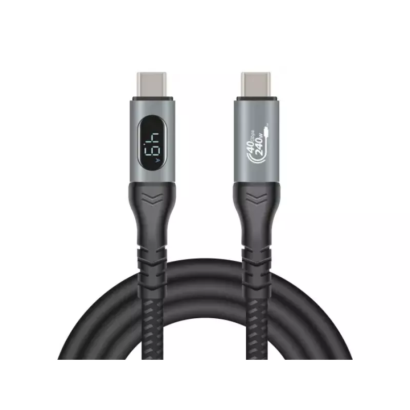 Cavo coassiale dati e ricarica rapida DeLOCK USB 40 Gbps 1 m USB PD 3.1 240 W