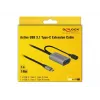 Cavo USB DeLOCK 85391 USB 3.2 Gen 1 5 m USB-A USB-C nero grigio