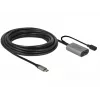 Cavo USB DeLOCK 85391 USB 3.2 Gen 1 5 m USB-A USB-C nero grigio